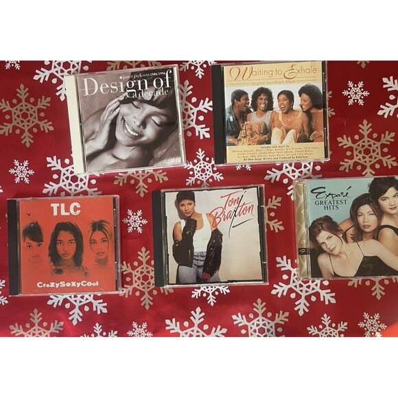 5 CDs. Janet Jackson, Waiting To Exhale Soundtrack, Toni Braxton, TLC, Expose - Picture 1 of 7